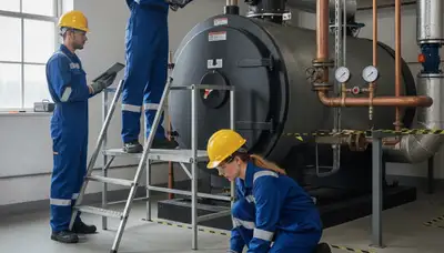 Boiler repair technician serving Tucson, AZ homes with fast emergency plumbing service