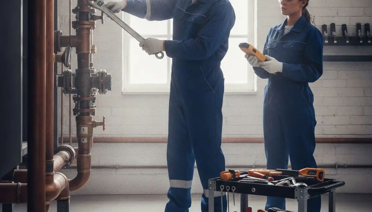 Tucson, AZ plumber repairing a home pipe for emergency plumbing service
