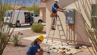 Tucson, AZ plumber providing emergency plumbing repair for residential and commercial service calls