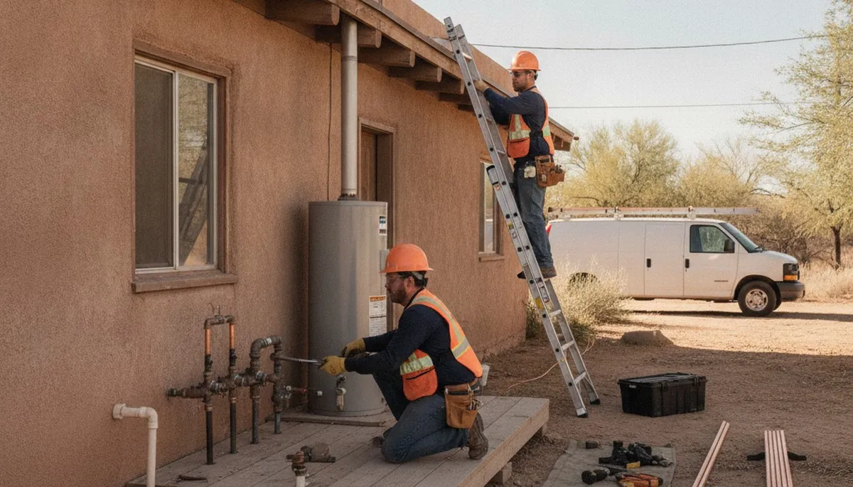 Emergency plumbing repair service in Tucson, AZ for residential and commercial leaks