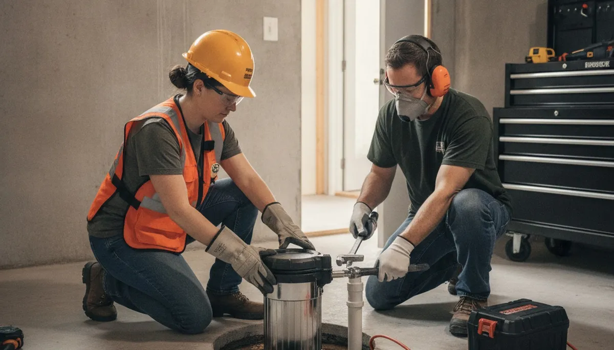 Sump pump installation service for Tucson, AZ home protection during monsoon flooding