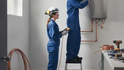 Tankless water heater installation for Tucson, AZ homes by On Call Plumbers