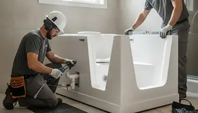 Tucson, AZ plumbers installing walk-in tubs for safer, accessible bathroom upgrades