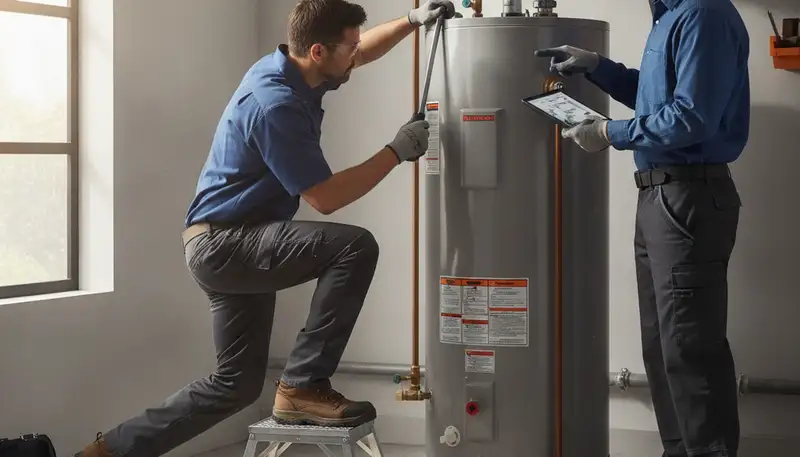 Water heater repair in Tucson, AZ by On Call Plumbers servicing a residential unit